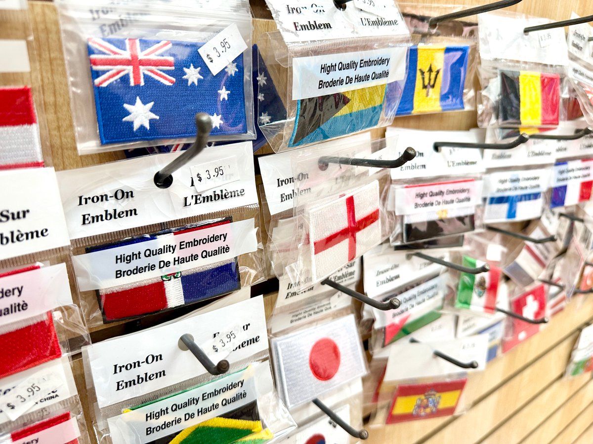 flagshopcanada's tweet image. Add a little identity to your gear!

Our embroidered flag patches are easy to sew or iron on, making them a great addition to backpacks, jackets, uniforms, and more. 🎒

#FlagPatches #IronOnPatch #TheFlagShop