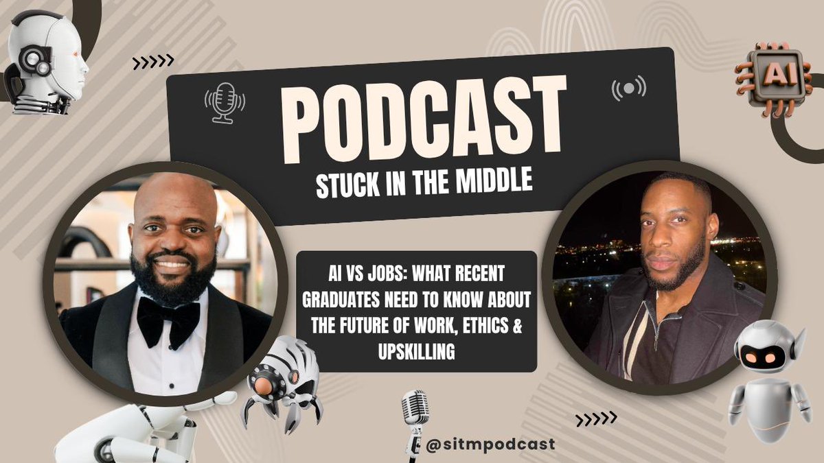 NEW EPISODE: We broke down the 3 types of AI job impact - and spoiler alert: you're probably in the SAFE category if you play this right 🔥
 Plus: Why Africa might become the AI capital of the world 🌍  Which AI fear keeps you up at night?  ⛓️‍💥 youtu.be/kVD0j3-Or8w