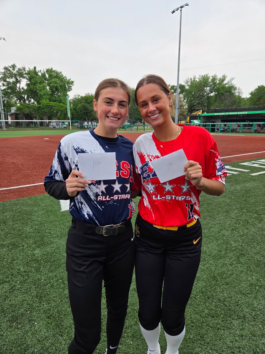 The annual cornhole tournament champions are Brooklyn Hoiland from Northern Cass &amp; Mckenzie Yantzer from Mandan!