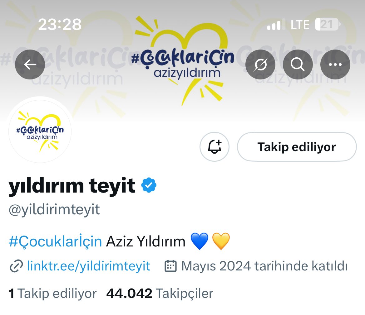 𝐁𝐔𝐑𝐀𝐊 ¹⁹⁰⁷ (@bku_1907) on Twitter photo Sayın Aziz Yıldırım’ın Resmi X hesabıdır. <a href="/yildirimteyit/">yıldırım teyit</a>
Sokakta görsek selam dahi vermeyeceğimiz çakma fenomenlerin bile 200/300 K hesapları var iken bu hesabın 44K’da olması bizlerin ayıbıdır. AZİZ YILDIRIM’ı destekleyip hesabını takip etmemek olmaz,olmamalıda bence.Herkesi Sayın Aziz Yıldırım’ın Resmi X hesabıdır. <a href="/yildirimteyit/">yıldırım teyit</a>
Sokakta görsek selam dahi vermeyeceğimiz çakma fenomenlerin bile 200/300 K hesapları var iken bu hesabın 44K’da olması bizlerin ayıbıdır. AZİZ YILDIRIM’ı destekleyip hesabını takip etmemek olmaz,olmamalıda bence.Herkesi