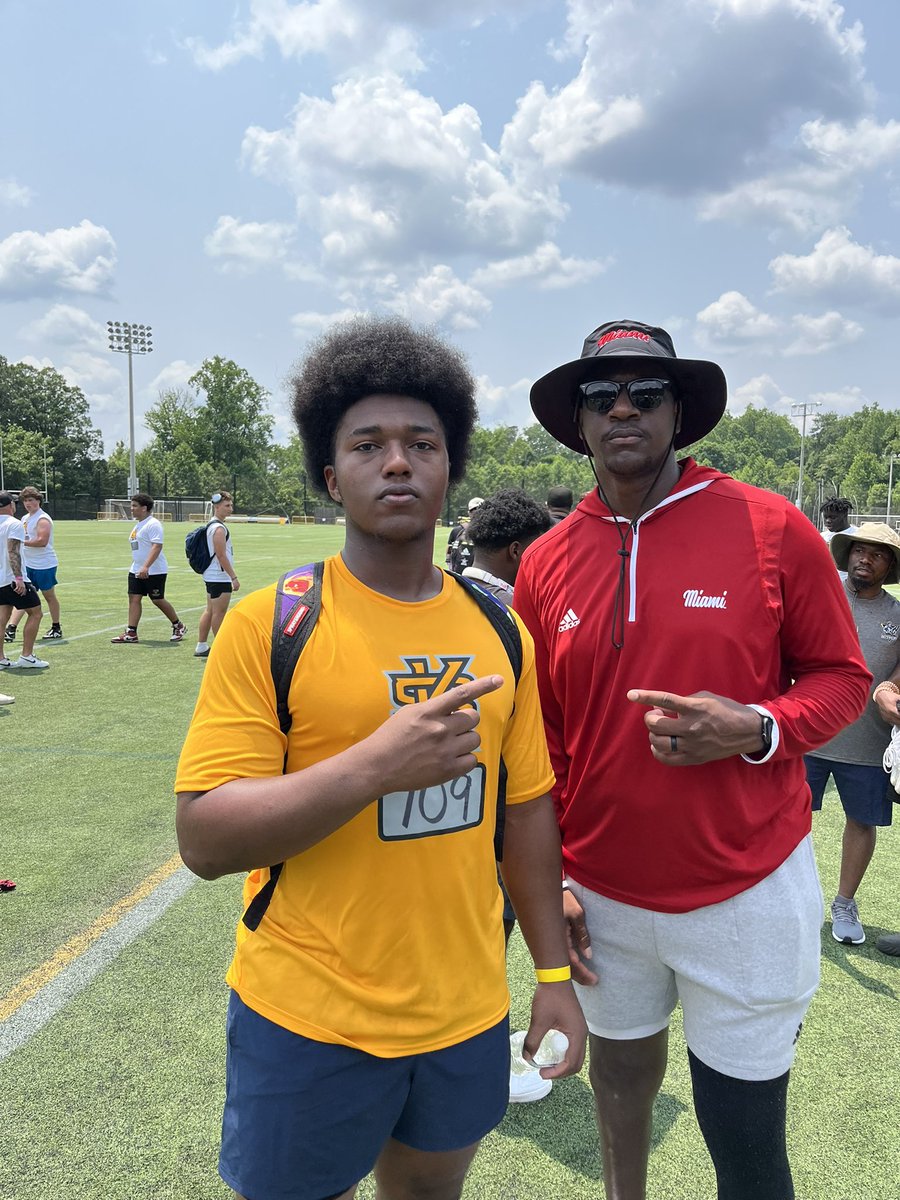 2026_CalebWray's tweet image. Had a great day at KSU mega camp today. Won 3/6 of my 1on1 reps and received some great coaching! @RecruitGeorgia @Jay_Clem_ @CoachDylanQuick @Coach_Hud4