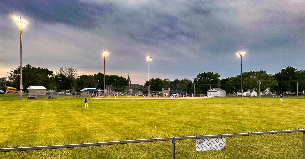 Mustangs Win! Newell-Fonda over Glidden Ralston 13-3 after 5. #newellfonda