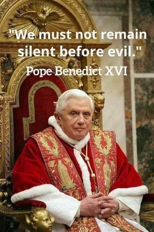 There is much evil in the world, it can be overwhelming to try to speak against it but we must persevere…
