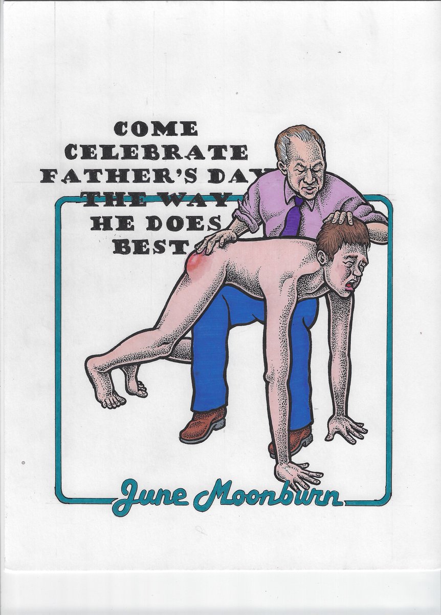 The Pride Month Moonburn #SpankParty is this Saturday June 7th at <a href="/SanctuaryLAX/">🆂🅰🅽🅲🆃🆄🅰🆁🆈 🅻🅰🆇</a>  Please join us from 12-5p.  More info here. sanctuarylax.com/events/78199?m… or by PMing me.  Please like and repost.  Attached is this month #spankart from Copper. #mmspanking #gayspank