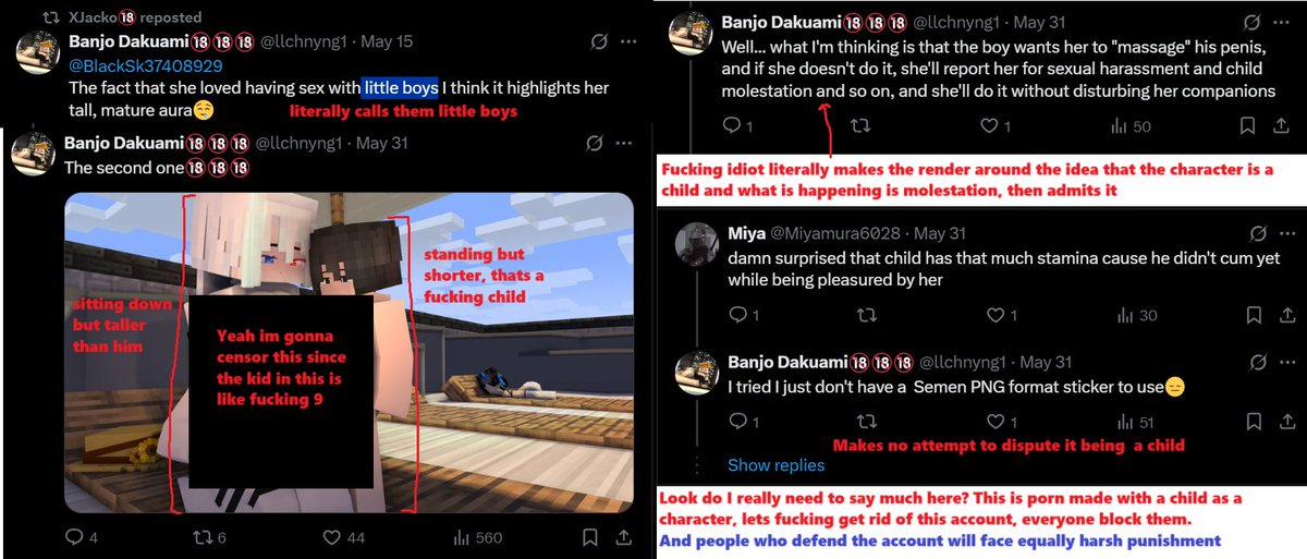 Obsidian (@obsidian8675) on Twitter photo Found an account that's very clearly making nsfw renders with children characters, and their name is <a href="/llchnyng1/">Dakuami🔞🔞🔞🌹</a> . Lets get rid of this fucking account, block them and repost this tweet so others block them as well. No more fucking pedophiles, lets go. Found an account that's very clearly making nsfw renders with children characters, and their name is <a href="/llchnyng1/">Dakuami🔞🔞🔞🌹</a> . Lets get rid of this fucking account, block them and repost this tweet so others block them as well. No more fucking pedophiles, lets go.