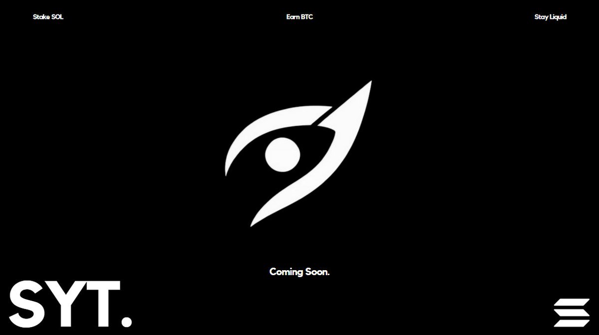 SYT - Solana Yield Transmuter tweet media