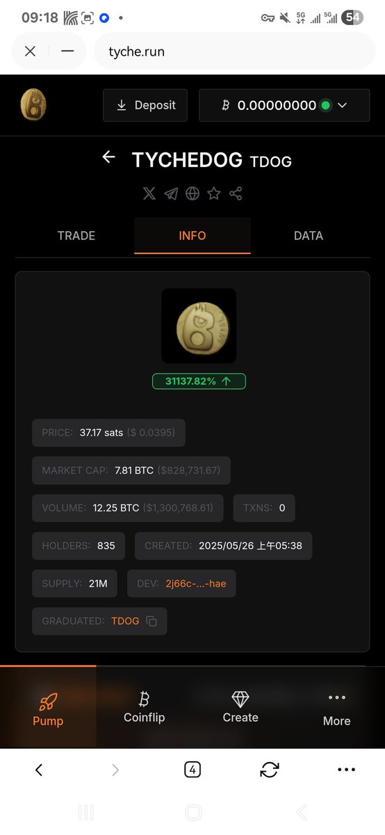太极平台可能是这波BTCFi里面最有机会能跑出来的，团队给力，更新速度几乎达到日更，并且积极的和社区沟通与Space.

平台内测第8天，已经突破2900钱包地址，交易额更是突破23btc。 <a href="/Bitomni_Global/">Bitomni</a> <a href="/tyche_run/">太极 TYCHE</a>

第一个出来的币 $TDOG 已经达到832个持币人地址