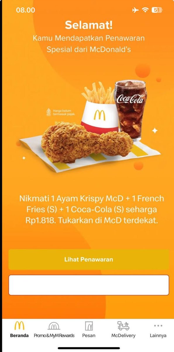 voucher mcd bayar di kasih cuma 2k
per voucher 15k langsung sajaa gass
#viral #viralvideo