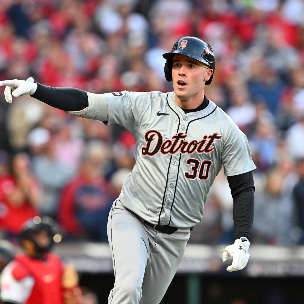 Kerry Carpenter’s 3-home run game tonight is the Tigers first since Victor Martinez in 2016!