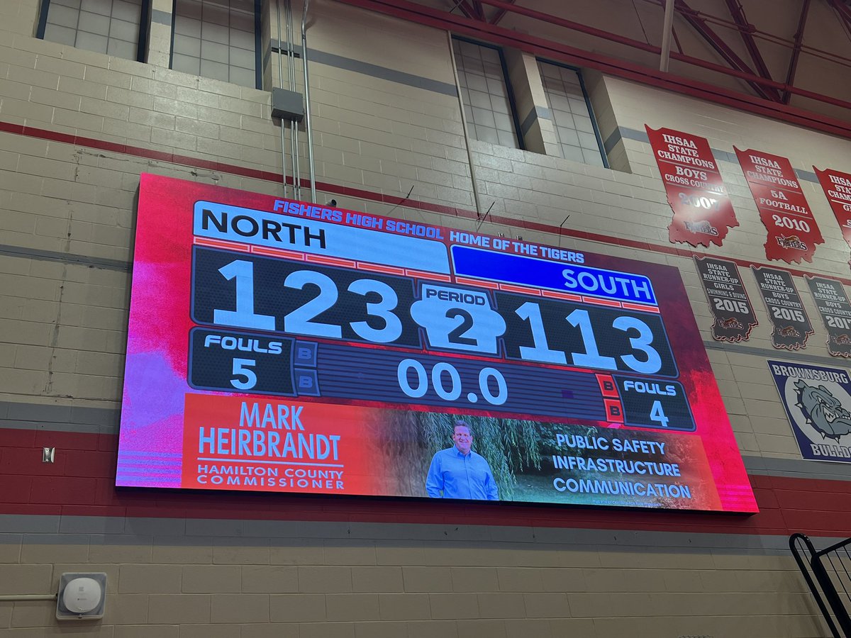 Final: Indiana North Future All-Stars 123 Indiana South Future All-Stars 113

MVP: Amarian Leggett (Blackford H.S. 2028) - 24 points, 9 rebounds.

Charles Hardiman (Merrillville H.S. 2028) added 18 points for the North.

Jake Grissom (Guerin Catholic 2027) had 18 for the South.