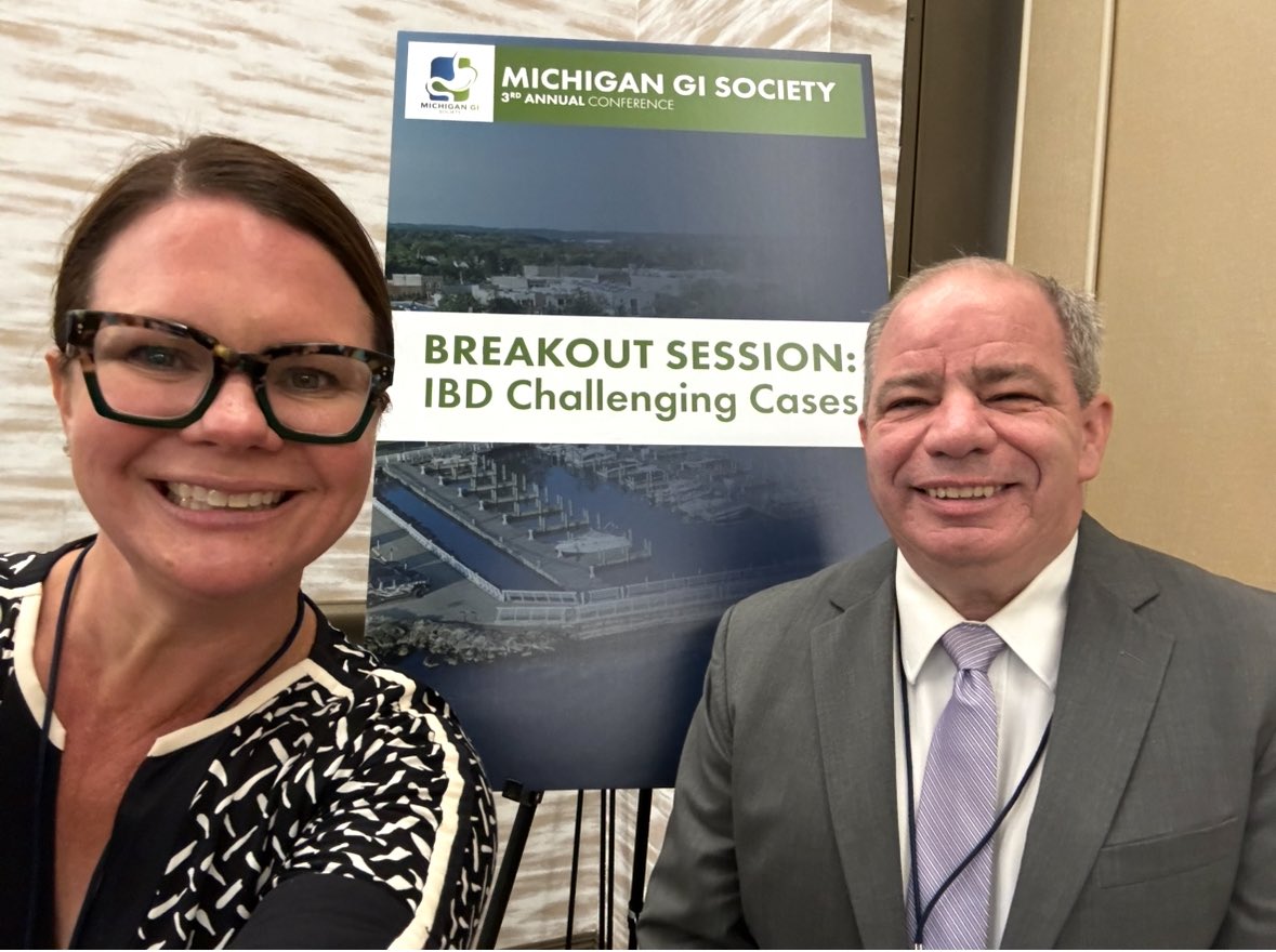 Jami Kinnucan, MD, FACG, AGAF, FCCF (@ibdgijami) on Twitter photo Have to register for the 4th Annual <a href="/MIGISociety/">Michigan GI Society</a> Annual Meeting?
Powerhouse agenda packed with updates + clinically relevant content
Flashback! 📸 <a href="/ibddoctor/">Peter Higgins</a> and I running the #IBD breakout 2024
This year <a href="/tqaziMD/">Taha Qazi</a> and I with DDW 2025 IBD updates
migisocietymeeting.org Have to register for the 4th Annual <a href="/MIGISociety/">Michigan GI Society</a> Annual Meeting?
Powerhouse agenda packed with updates + clinically relevant content
Flashback! 📸 <a href="/ibddoctor/">Peter Higgins</a> and I running the #IBD breakout 2024
This year <a href="/tqaziMD/">Taha Qazi</a> and I with DDW 2025 IBD updates
migisocietymeeting.org