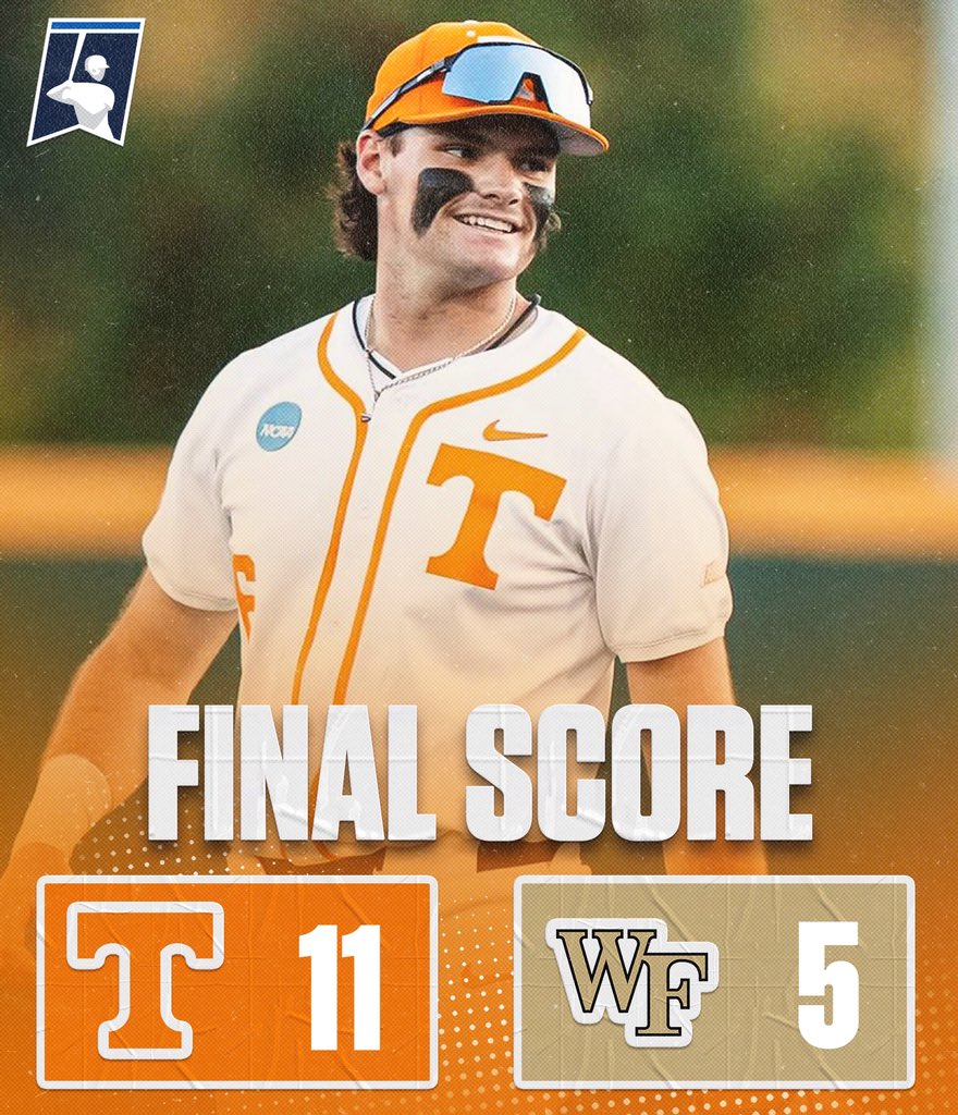TENNESSEE DEFEATS WAKE FOREST AND IS HEADED TO SUPER REGIONALS