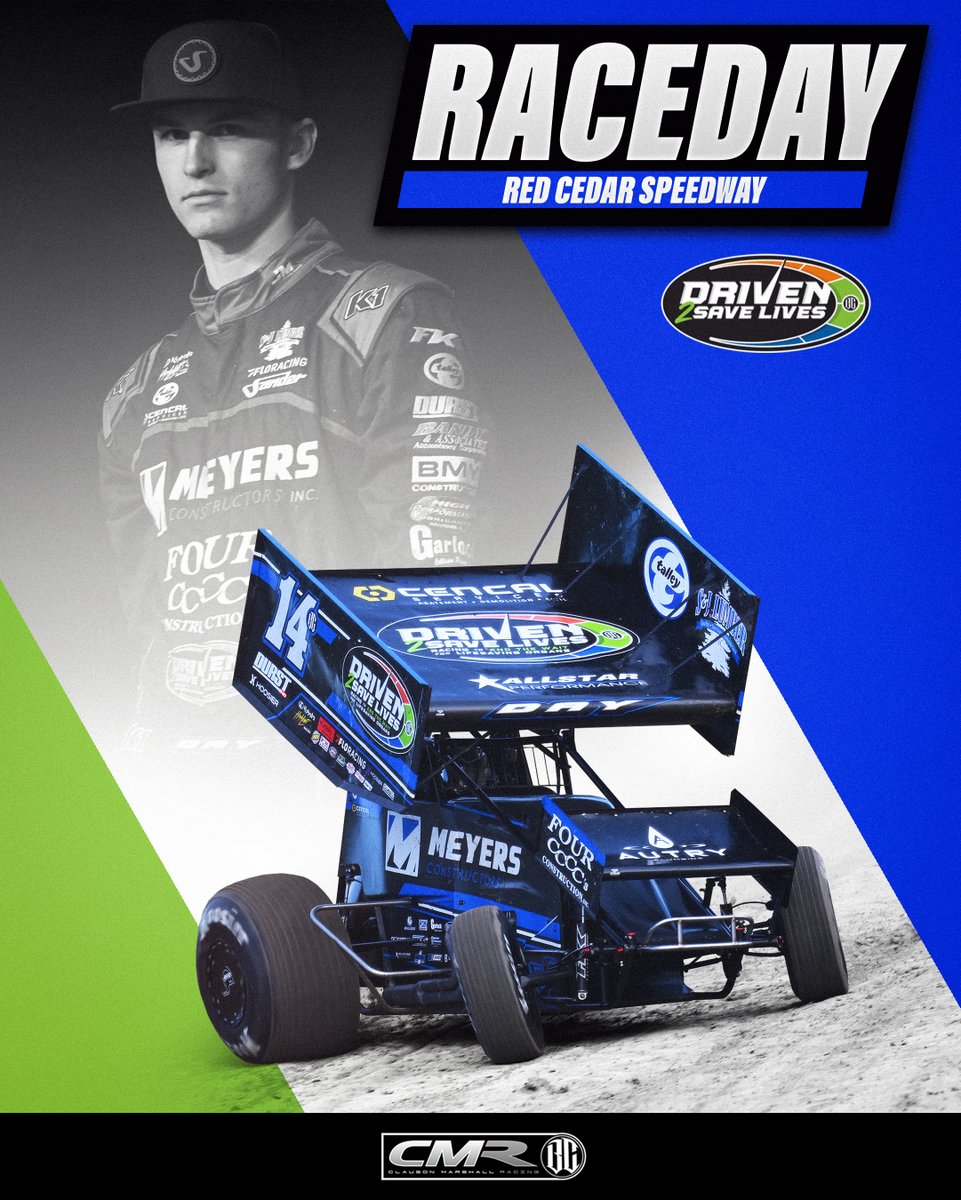 Clauson Marshall Racing (@clausonmarshall) on Twitter photo It's Raceday for <a href="/corey_day_/">Corey Day</a> and the <a href="/Driven2Save/">Driven2SaveLives</a> 14BC team at Red Cedar Speedway with <a href="/HighLimitRacing/">High Limit Racing</a>!
Visit Driven2SaveLives.org to become an organ donor or a D2SL ambassador today!
#Driven2SaveLives It's Raceday for <a href="/corey_day_/">Corey Day</a> and the <a href="/Driven2Save/">Driven2SaveLives</a> 14BC team at Red Cedar Speedway with <a href="/HighLimitRacing/">High Limit Racing</a>!
Visit Driven2SaveLives.org to become an organ donor or a D2SL ambassador today!
#Driven2SaveLives