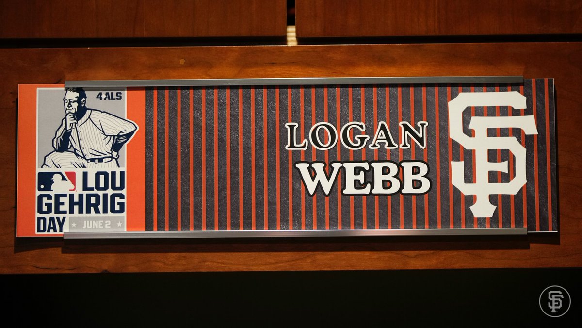 This #LouGehrigDay, join the #SFGiants and <a href="/MLB/">MLB</a> as we raise awareness for ALS and honor the legacy of Lou Gehrig and those we’ve lost to the disease that bears his name. 

🧡 mlb.com/mlb-together/4…