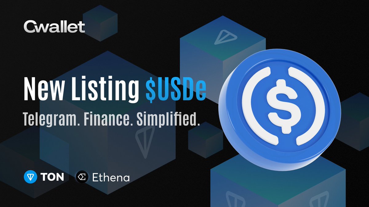 💎 Welcome Ethena USDe to The Open Network!

🚀 We are thrilled to witness Ethena's integration into the <a href="/ton_blockchain/">TON 💎</a>, bringing dollar savings technology to Telegram's 1 billion users. <a href="/ethena_labs/">Ethena Labs</a> has quickly become one of the fastest-growing blockchain applications,