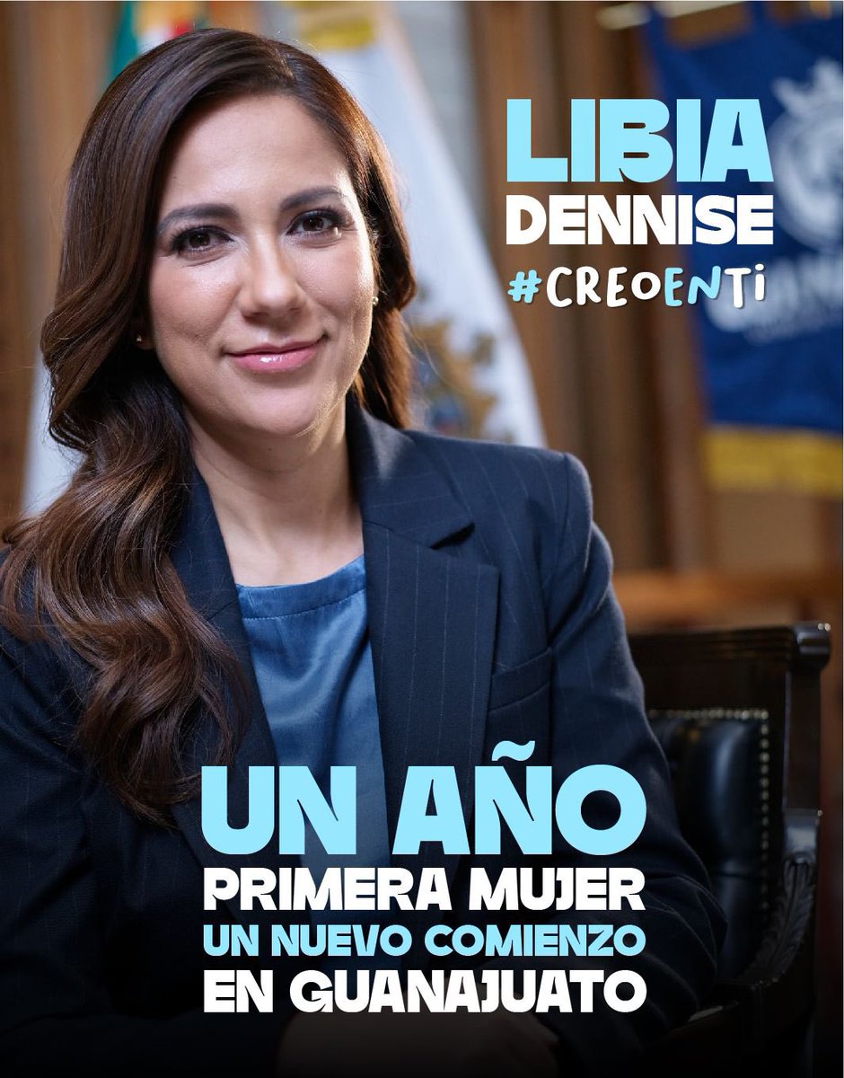 JPPerezB's tweet photo. Hoy celebramos un año de ese gran paso hacia el cambio: la elección de la primera Gobernadora de #Guanajuato, @LibiaDennise 
 
Desde la Secretaría de Obra Pública @obragobgente seguimos construyendo el Nuevo Comienzo que la gente eligió.

#CreoEnTi https://t.co/FBK4ON6EM4