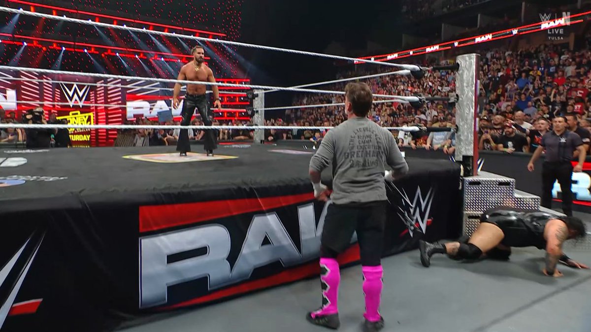 PUNK TO THE RESCUE!
#WWERaw