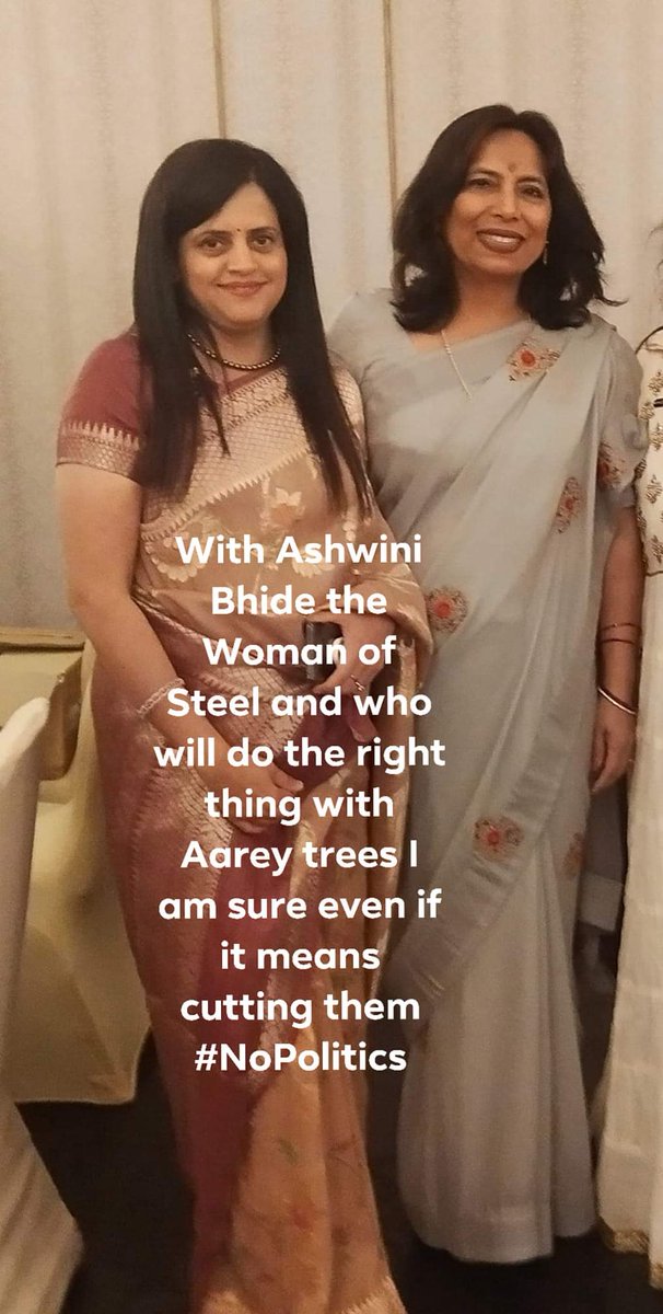 Abha Singh (@abhasinghlawyer) on Twitter photo I gave unconditional support to <a href="/AshwiniBhide/">Ashwini Bhide</a> even when she was cutting #trees to make Mumbai Metro.This pic says it!
So even if water filled up at Atre Chowk Underground Metro in the first #MumbaiRains I am sure she will not let us #mumbaikars down #empoweredwomenempowerwomen I gave unconditional support to <a href="/AshwiniBhide/">Ashwini Bhide</a> even when she was cutting #trees to make Mumbai Metro.This pic says it!
So even if water filled up at Atre Chowk Underground Metro in the first #MumbaiRains I am sure she will not let us #mumbaikars down #empoweredwomenempowerwomen