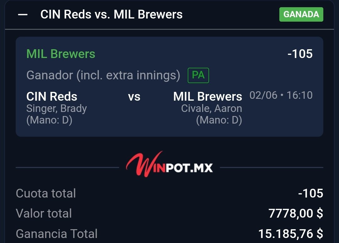 SE PRENDIÓ EL CERRO 🔥🔥🔥🔥 !!!

Estamos ya a un Sólo Paso de volver a Ganar otro RETO SÚPER EXPRESS $5,000 A $30,000.

En sólo unas horitas hemos convertido $5,000 en $15,000 pesitos 🔥 !!!

Vengaaaa, vamos a darle mis Chingones ❤️ !!!