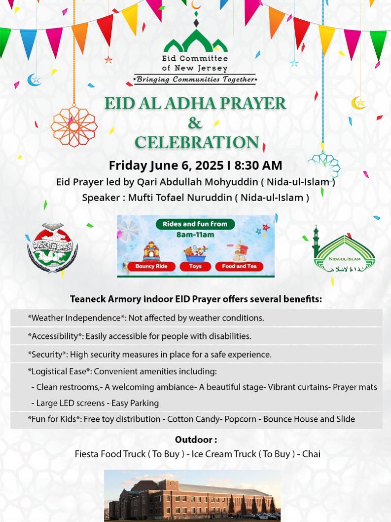 Eid Committee of New Jersey tweet media