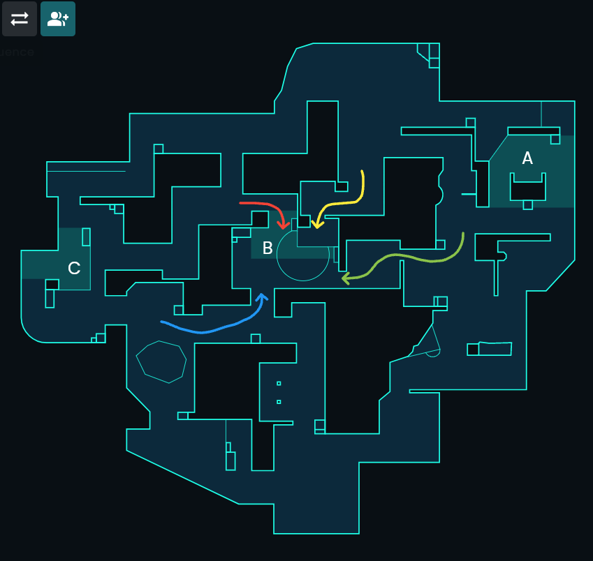 【ロータスでBラッシュするときは可能なら1人Cメインの扉開けケアで待機しておきましょう！！】