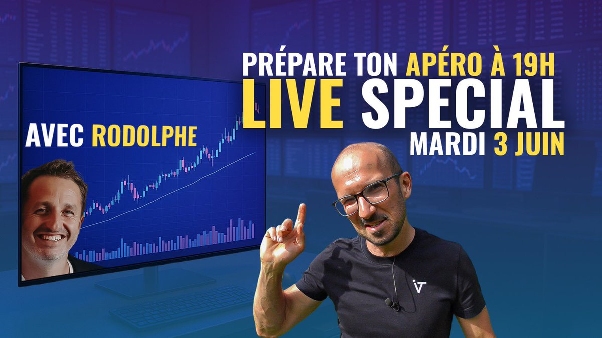Rodolphe Steffan (@rodolphesteffan) on Twitter photo 🔥 CE SOIR C’EST LIVE IVT APÉRO 🔥
🎙️ Apéro spécial avec mon acolyte <a href="/XFenaux/">Xavier FENAUX</a> !
Du fun, du marché, du cash… et deux-trois vérités qui passent mieux avec un verre à la main 😎
👉 19h ici : twitch.tv/xavierfenaux
Viens, on décapsule ensemble les marchés sans langue de bois 🍻 🔥 CE SOIR C’EST LIVE IVT APÉRO 🔥
🎙️ Apéro spécial avec mon acolyte <a href="/XFenaux/">Xavier FENAUX</a> !
Du fun, du marché, du cash… et deux-trois vérités qui passent mieux avec un verre à la main 😎
👉 19h ici : twitch.tv/xavierfenaux
Viens, on décapsule ensemble les marchés sans langue de bois 🍻