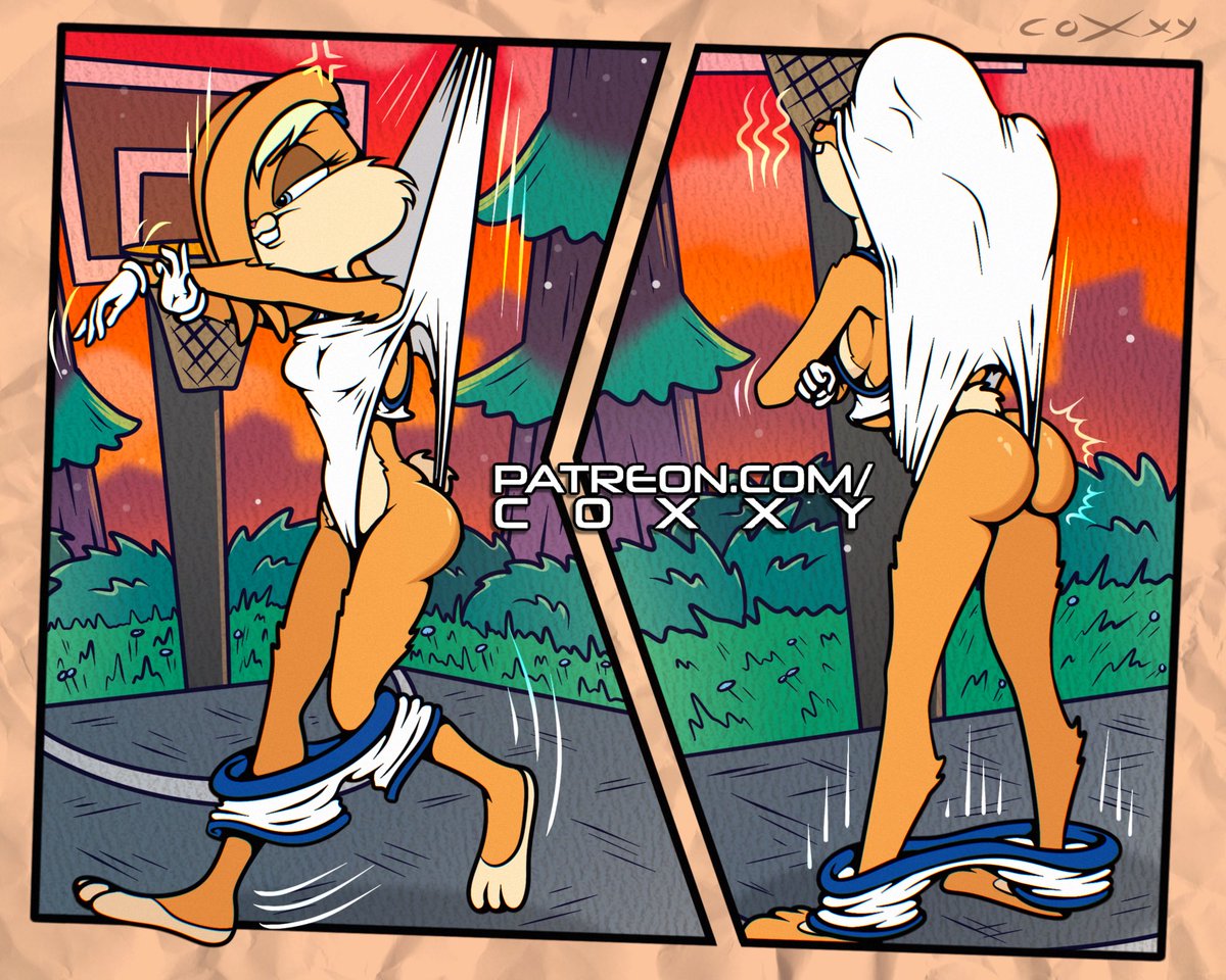 Big fat atomic wedgie and hanging wedgie for Lola Bunny!