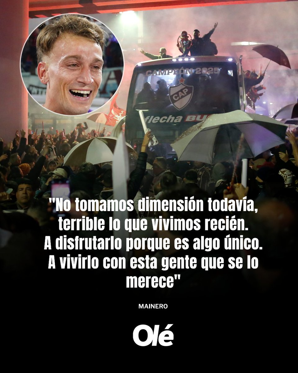 DiarioOle's tweet image. LAS FRASES DE LOS CAMPEONES 🦑

🥹 Sergio Gómez, Mainero y Favio Orsi reflexionaron sobre el emocionante e histórico festejo de Platense junto a sus hinchas en la caravana

🎙️ ESPN