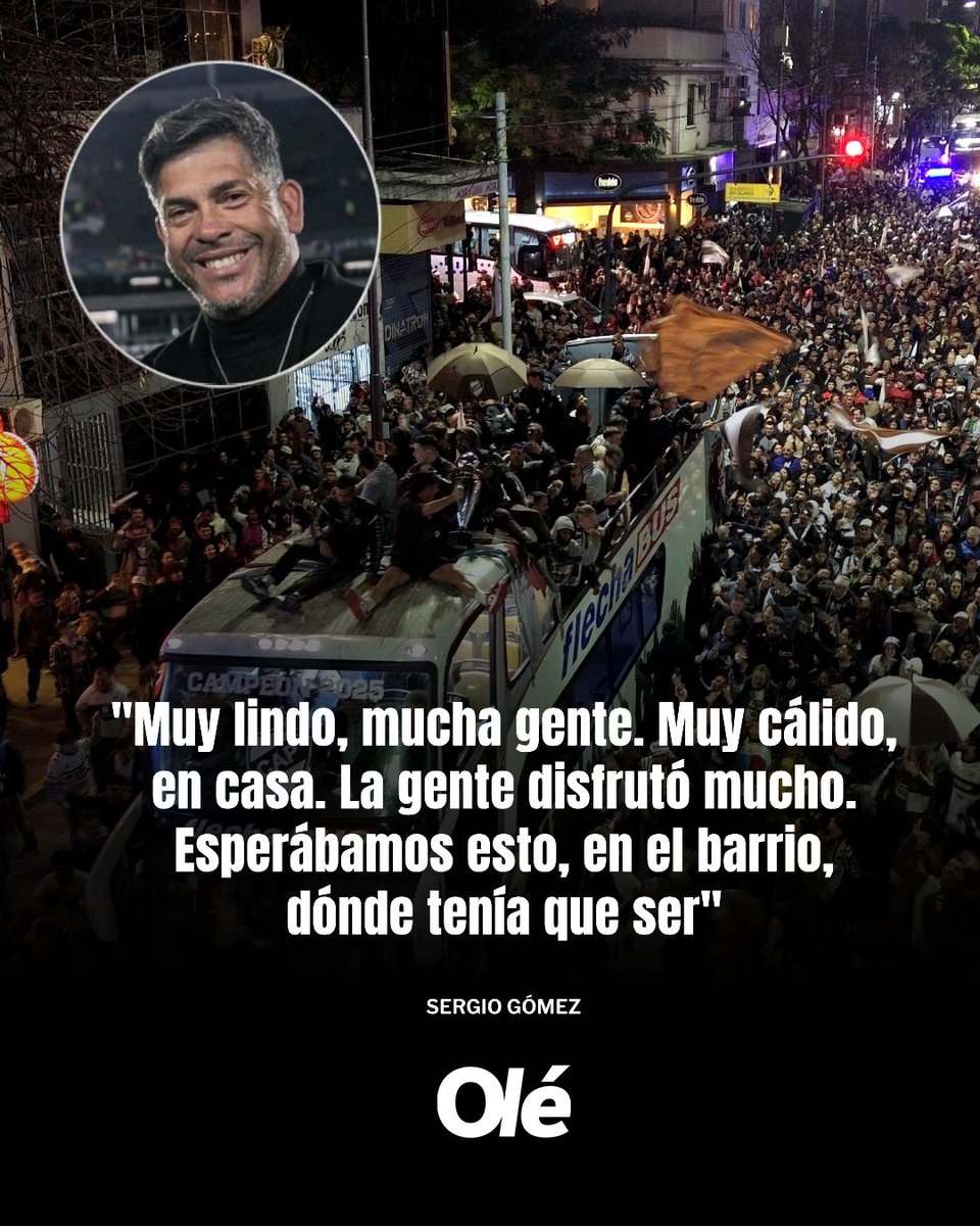DiarioOle's tweet image. LAS FRASES DE LOS CAMPEONES 🦑

🥹 Sergio Gómez, Mainero y Favio Orsi reflexionaron sobre el emocionante e histórico festejo de Platense junto a sus hinchas en la caravana

🎙️ ESPN