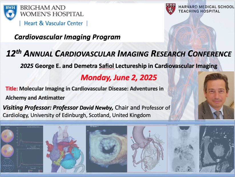 Julia Grapsa MD, PhD (@jgrapsa) on Twitter photo Wonderful day today with the 12th Annual Cardiovascular Imaging Research Day
✅ 4th Annual George E. and Demetria Safiol Lectureship in Cardiovascular Imaging by Prof David Newby
✅ Superb poster session by CV fellows presenting their valuable work
Congratulations to <a href="/mdicarli/">Marcelo Di Carli</a> Wonderful day today with the 12th Annual Cardiovascular Imaging Research Day
✅ 4th Annual George E. and Demetria Safiol Lectureship in Cardiovascular Imaging by Prof David Newby
✅ Superb poster session by CV fellows presenting their valuable work
Congratulations to <a href="/mdicarli/">Marcelo Di Carli</a>