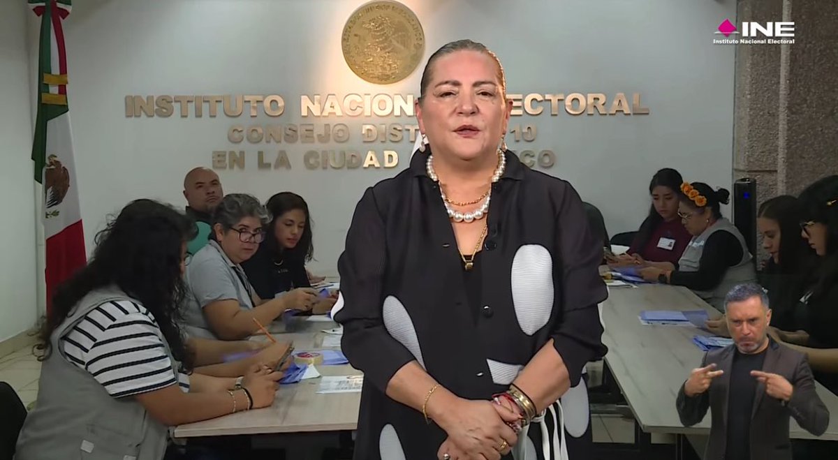 Isabel Uribe (@isa_uribe) on Twitter photo ESTA NOCHE estaba programada una cadena nacional. La consejera presidenta del <a href="/INEMexico/">@INEMexico</a> Guadalupe Taddei emitiría un mensaje sobre las tendencias de votación en la integración de la <a href="/SCJN/">Suprema Corte</a>.
PERO YA NO…
Que hasta que esté el 100% de actas computadas 🗳️🗳️ ESTA NOCHE estaba programada una cadena nacional. La consejera presidenta del <a href="/INEMexico/">@INEMexico</a> Guadalupe Taddei emitiría un mensaje sobre las tendencias de votación en la integración de la <a href="/SCJN/">Suprema Corte</a>.
PERO YA NO…
Que hasta que esté el 100% de actas computadas 🗳️🗳️