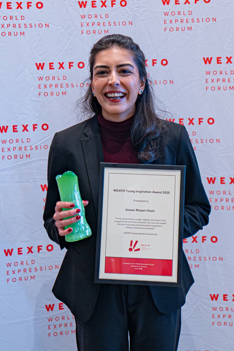 نا جُہد لکھ ستا کرزِک💖

Truly deserved, ma’am. You’ve long been a powerful voice for the oppressed, standing firm against fascism and injustice. 

God bless.
<a href="/ImaanZHazir/">Imaan Zainab Mazari-Hazir</a> 
<a href="/AdvHadiali/">Hadi Ali Chattha</a>