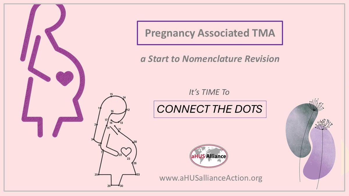 aHUS Alliance Action (@ahusallianceact) on Twitter photo Revising atypical HUS nomenclature: Why not start with #Pregnancy Related #TMA (pa-TMA)? ahusallianceaction.org/pregnancy-asso… Updated, mechanistic terminology would improve diagnostic precision, guide targeted therapies & reduce confusion with other TMAs. #aHUS <a href="/RichardBurwick/">Richard Burwick, MD, MPH</a> <a href="/anuja_java/">Anuja Java, MD (she/her)</a> Revising atypical HUS nomenclature: Why not start with #Pregnancy Related #TMA (pa-TMA)? ahusallianceaction.org/pregnancy-asso… Updated, mechanistic terminology would improve diagnostic precision, guide targeted therapies & reduce confusion with other TMAs. #aHUS <a href="/RichardBurwick/">Richard Burwick, MD, MPH</a> <a href="/anuja_java/">Anuja Java, MD (she/her)</a>