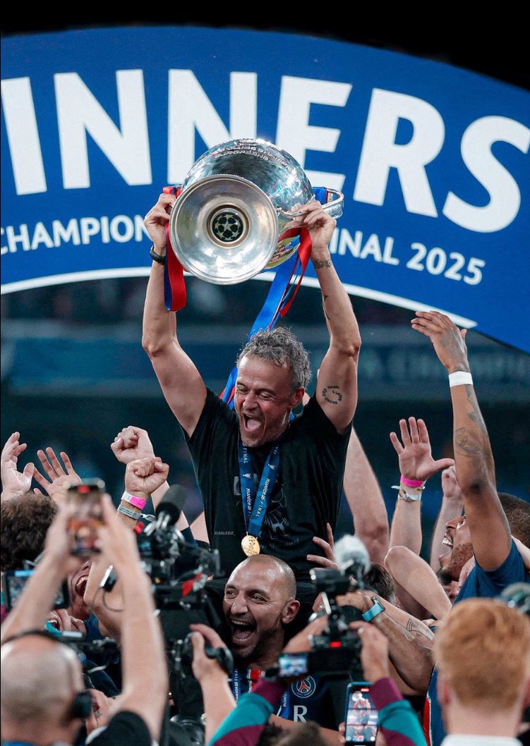 Luis Enrique qui fait deux fois le triplé !