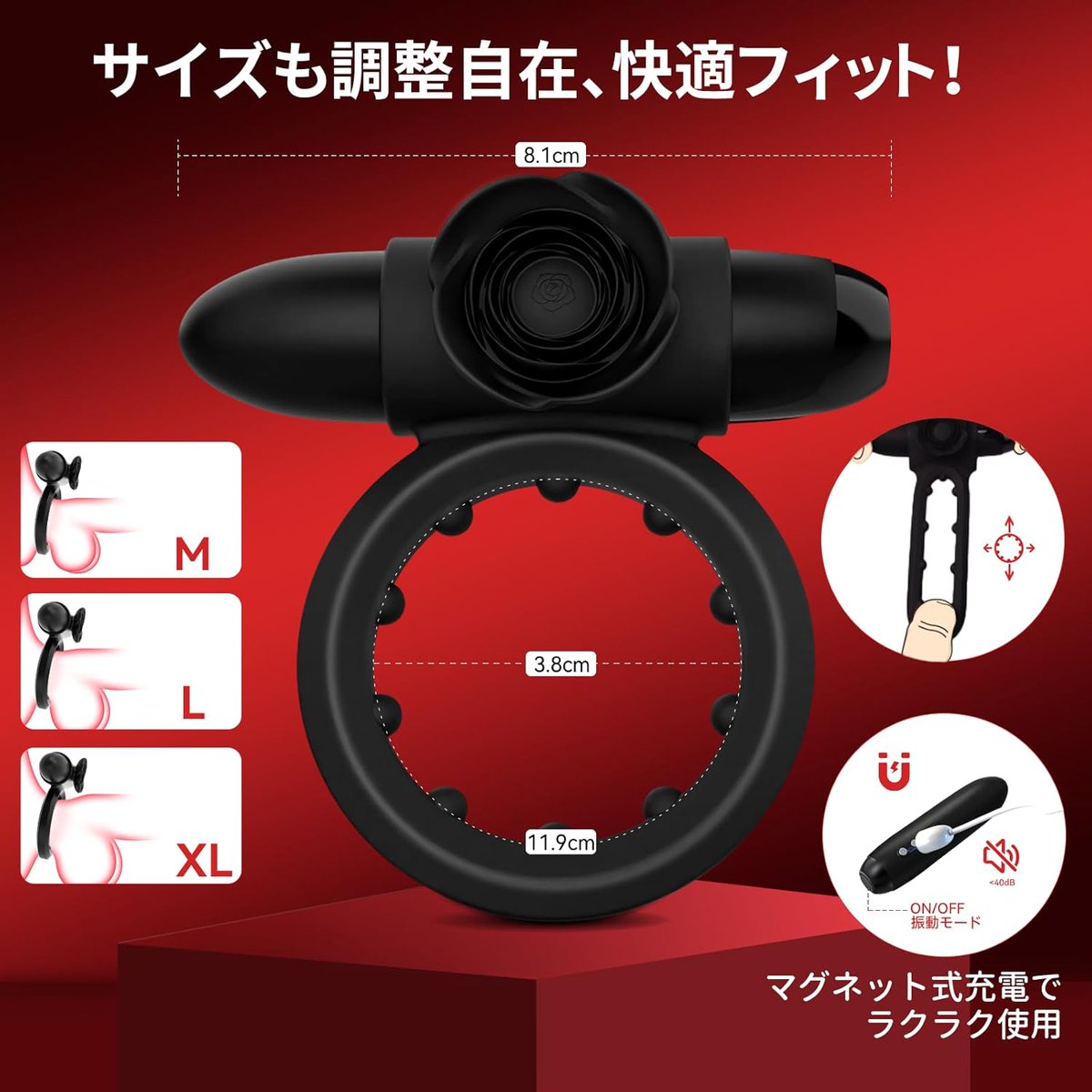 GregrigRigatos's tweet photo. //　ペニスリング　\\

📢📢
1⃣フリーサイズ設計で幅広いサイズに対応し、どんな男性にもフィットする万能デザイン。
2⃣ペニスリングがしっかりとフィットし、勃起を持続させながら射精をコントロール。
3⃣エレガントなバラのデザインで、クリトリスをしっかり刺激し快感を高めます。
4⃣着脱可能なローター付きで、「コックリング + バイブレーター」として2つの楽しみ方ができます。
5⃣持続力アップ & パワフルな刺激 – より長く、より硬く！

レビュー報酬Max1000円です🔝

募集方法 
1⃣いいね＆RT 
2⃣DM 
3⃣@GregrigRigatosをフォロー

＃ペニスリング　＃コックリング　＃電動バイブ　＃アダルトグッズ　＃大人のおもちゃ　＃亀頭責め