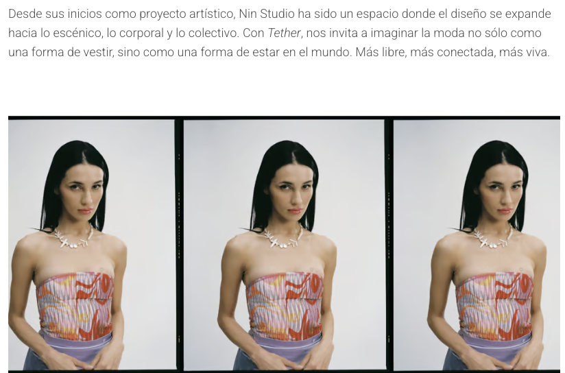 localmx_'s tweet image. #ModaCDMX Nin Studio lanza Tether, una obra performática e inmersiva donde moda, movimiento y sostenibilidad se entrelazan para proponer nuevas formas de vestir y habitar el presente. Lee la nota aquí: tinyurl.com/25jaujm6