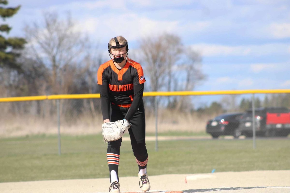 End of freshman year stats:
1st team all conference
51 IP, 3.843 ERA, 1.569 WHIP 41 KO
.405 BA, 32 Hits, 21 1B, 9 2B, 2 HR, 17 RBI  
Thank you <a href="/BHSDemonsSB/">Burlington Demons SB🥎</a> for an amazing season! Can’t wait for next year! 🥎🔥