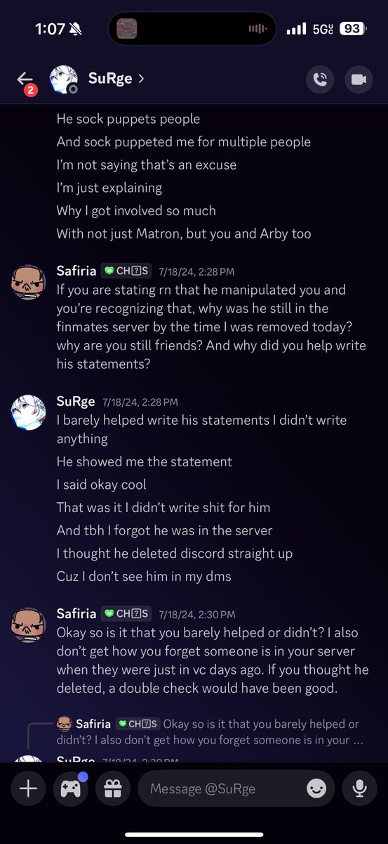 The audacity you have to come back into the sphere after attacking me, allowing your ex to attack Arborn, trying to enable and protect Bapha, and after all you did to Aishi and all the others you hurt with your actions. 

Your apology doesn’t mean shit and I’m not sorry to say