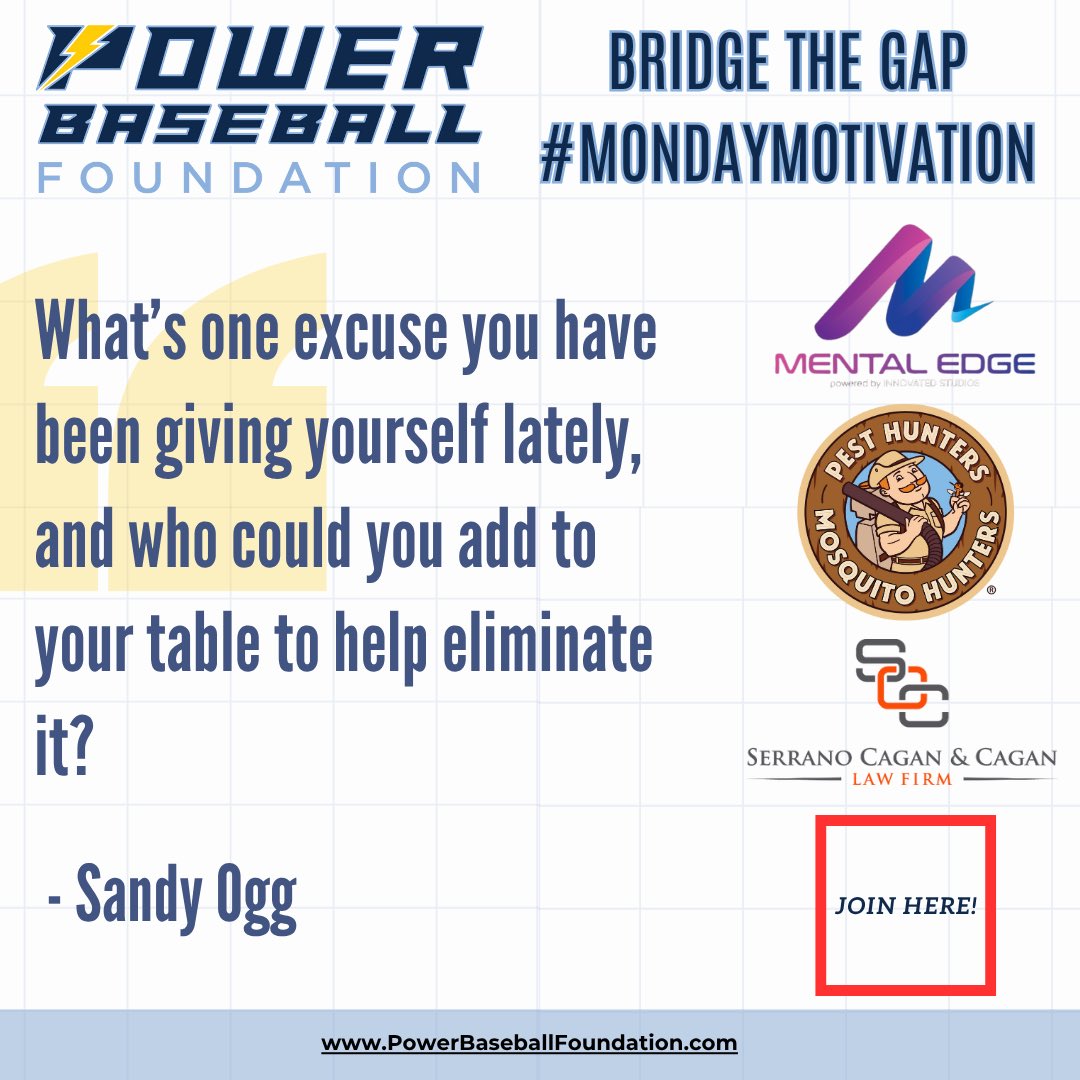 #MondayMotivation 🔥

What’s one excuse you’ve been telling yourself lately—and who could you add to your circle to help eliminate it?

You don’t outwork excuses alone.
You need people who challenge you, push you, and won’t let you settle.

#NoExcuses #LevelUp #MindsetMatters