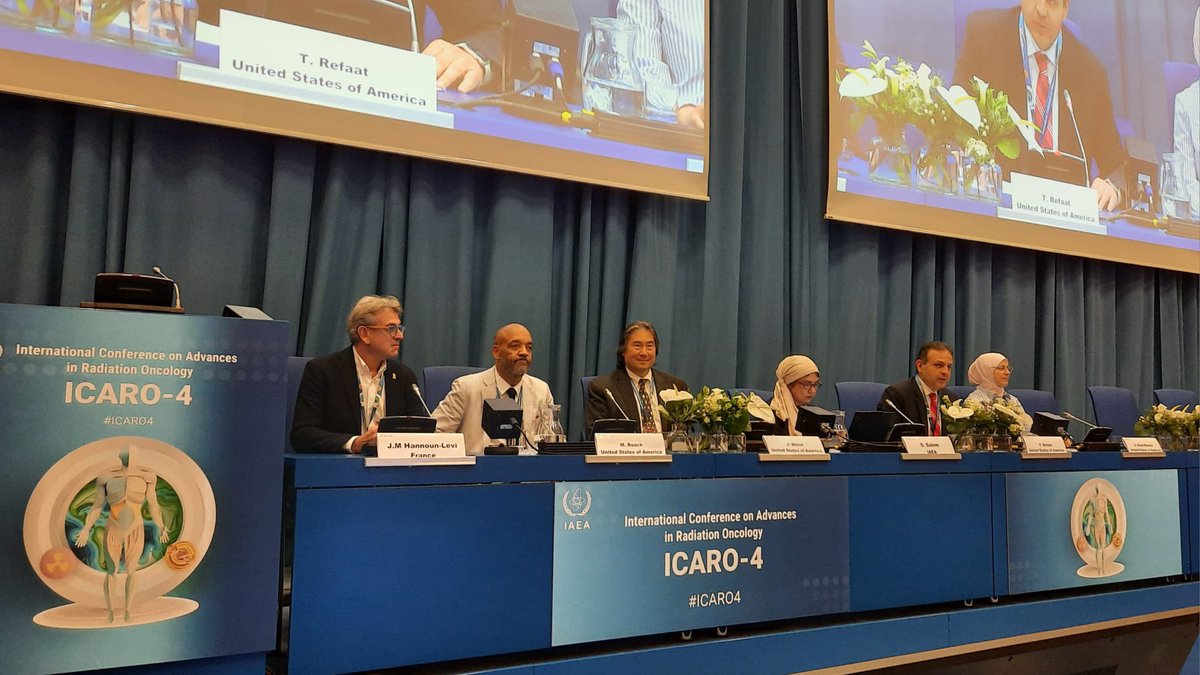 Tamer Refaat, MD PhD MSCI (@tamerrefaatmd) on Twitter photo Honored to chair the Reirradiation Workshop at #ICARO4 at the <a href="/iaeaorg/">IAEA - International Atomic Energy Agency ⚛️</a> HQ in Vienna. Great talks on breast, & prostate Re-RT, LDR Re-RT efficacy & safety, & planning. Engaged audience, fantastic faculty & flawless organization. More to come this week! #RadOnc #GlobalOncology Honored to chair the Reirradiation Workshop at #ICARO4 at the <a href="/iaeaorg/">IAEA - International Atomic Energy Agency ⚛️</a> HQ in Vienna. Great talks on breast, & prostate Re-RT, LDR Re-RT efficacy & safety, & planning. Engaged audience, fantastic faculty & flawless organization. More to come this week! #RadOnc #GlobalOncology