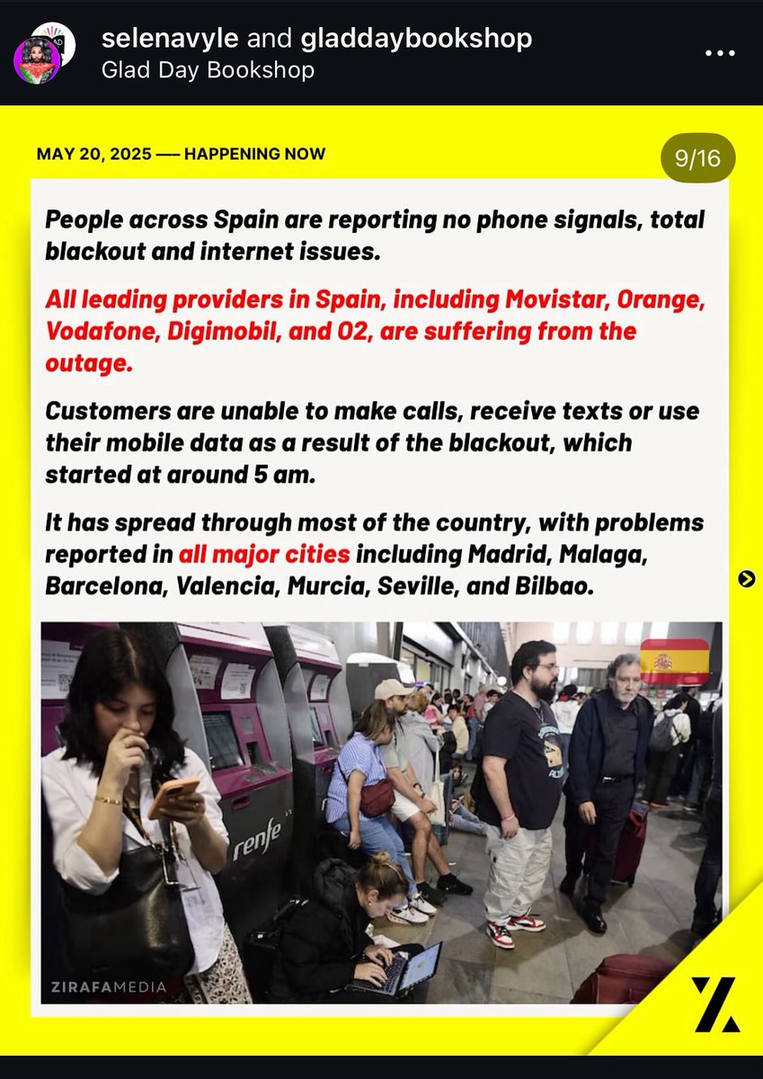 AdamZivo's tweet photo. Addendum: @gladdaybooks promoted this event by sharing content that baselessly insinuated that Israel was behind Spain’s recent blackouts. Tinfoil hat kind of stuff. https://t.co/qF20x5LGBg