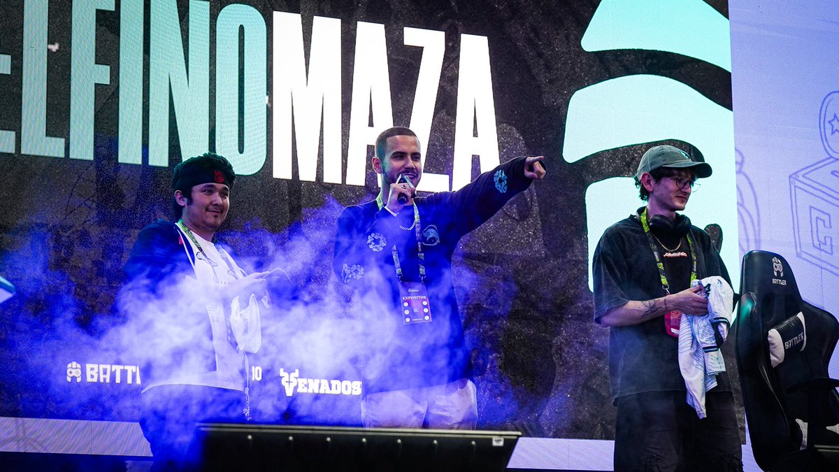 Delfino Maza (@delfinomaza) on Twitter photo ¡Felicidades a nuestro Top 8 de Delfino Jam <a href="/CCXPMexico/">CCXP México</a> 2025!
🥇<a href="/Maister_SSB/">LG | Maister</a>
🥈<a href="/Chagspc/">Chag</a>
🥉 <a href="/Guilheww/">WF | Guilheww</a>
4 <a href="/javi_ssb/">DM/KZ/Jabisnes</a>
5 <a href="/Cloudyos_/">Cloudy ☁️</a> y <a href="/LazhSf/">WF SF Lazh</a>
7 Kuro y Takahua
Gracias a los que asistieron 🐬 ¡Felicidades a nuestro Top 8 de Delfino Jam <a href="/CCXPMexico/">CCXP México</a> 2025!
🥇<a href="/Maister_SSB/">LG | Maister</a>
🥈<a href="/Chagspc/">Chag</a>
🥉 <a href="/Guilheww/">WF | Guilheww</a>
4 <a href="/javi_ssb/">DM/KZ/Jabisnes</a>
5 <a href="/Cloudyos_/">Cloudy ☁️</a> y <a href="/LazhSf/">WF SF Lazh</a>
7 Kuro y Takahua
Gracias a los que asistieron 🐬