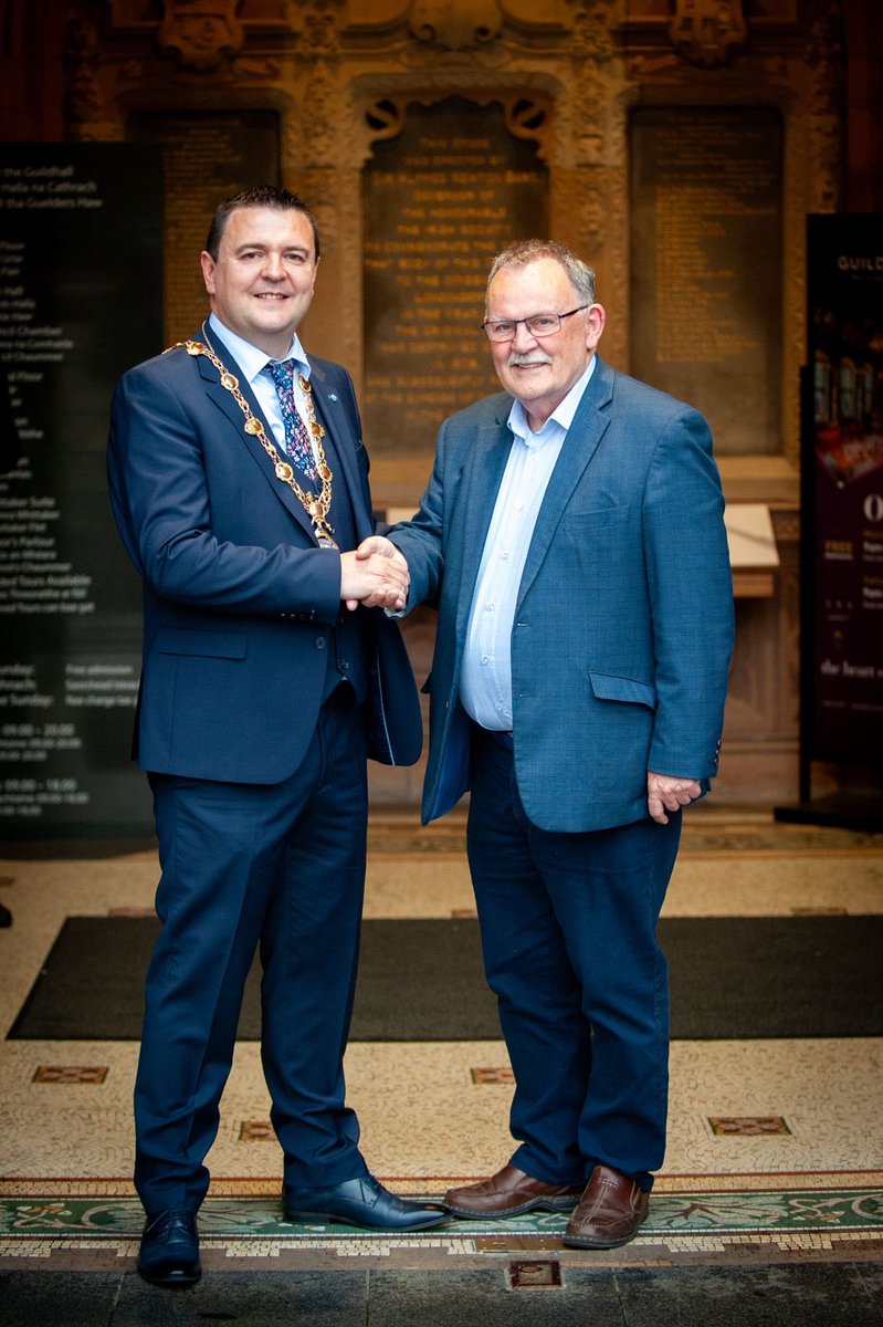 The new mayor for Derry and Strabane, Ruairí McHugh.