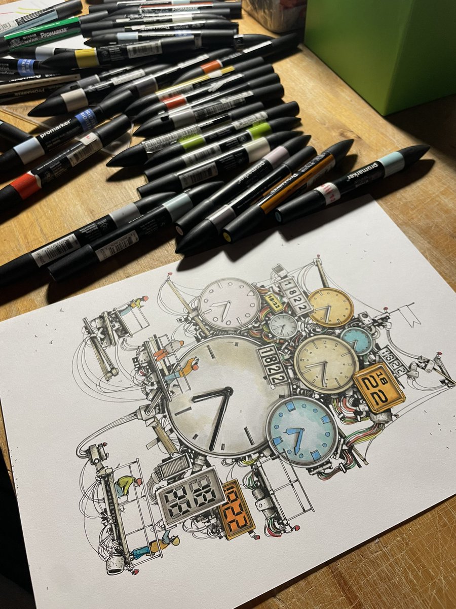 Late night drawing 🌙✍️