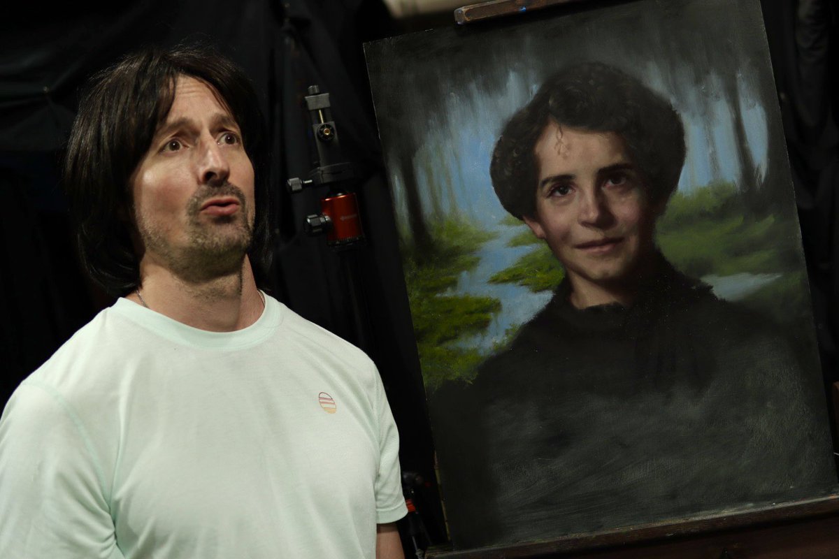 Always be confident in your work and never miss an opportunity to put others down so you can prop yourself up intellectually.
#oil #oilpaint #oilpainting #oilpaintings #art #artist #contemporary #oilpaintingtips #classicalrealism 
#portrait #portraiture #portraitpainting