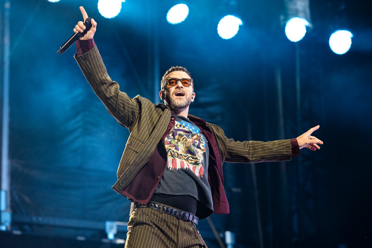 IDaysMilano's tweet image. #JustinTimberlake inaugura la prima emozionante giornata degli I-Days Milano Coca-Cola 2025 ✨