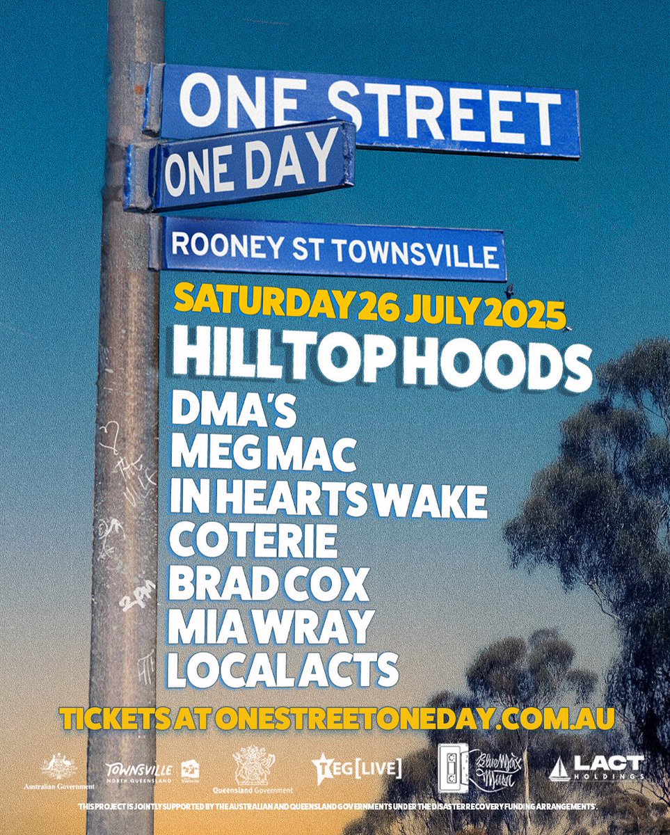 Townsville see you in July ❤️