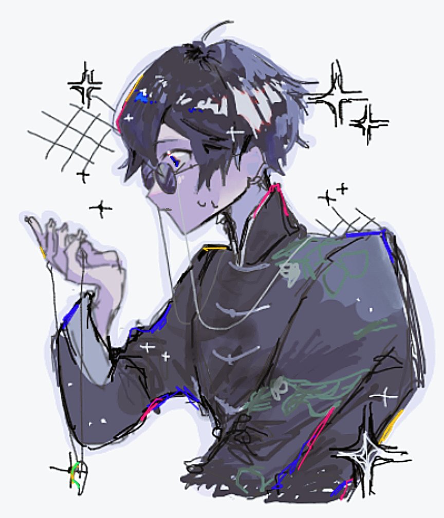 一昨日くらい？に虚無ｻﾝの絵チャお邪魔しましたーーー😸加工してます😸😸