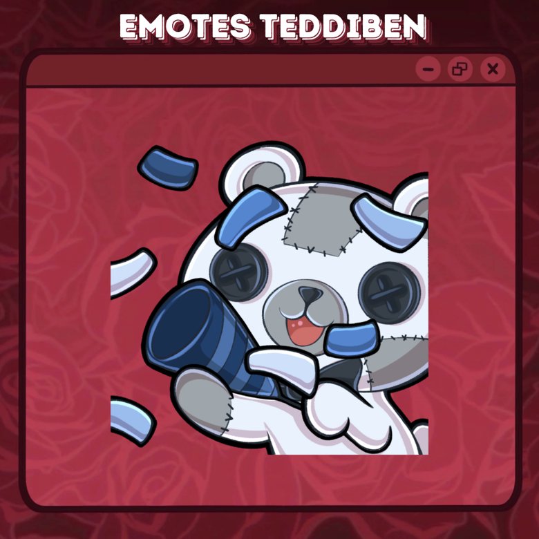 Commission pour <a href="/TeddiBen/">🌌 TeddiBen 🐻‍❄️ | Vtuber FR</a> 

Un petit avant et après, j'ai commencée grace aux trois premiers emotes et voici l'évolution 6 mois plus tard. 

INCROYABLE NON?!! 

~ AmeAndGrimm