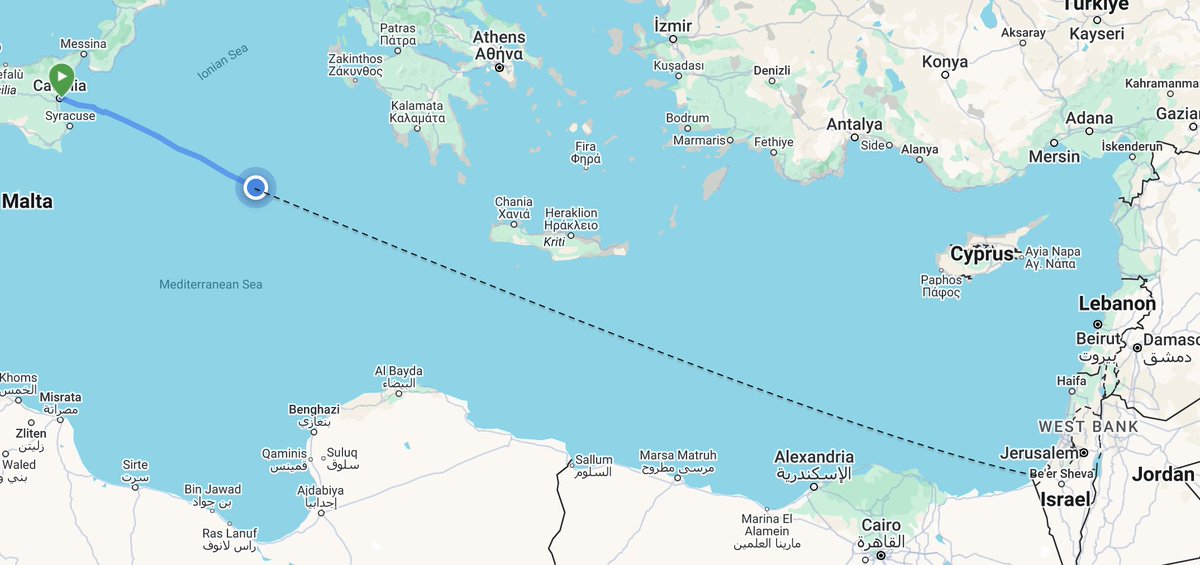 قطعنا حتى الآن أكثر من ٢٠٠ ميل ، وتبقى ما يقارب ١٠٠٠ ميل للوصول إلى غزة.